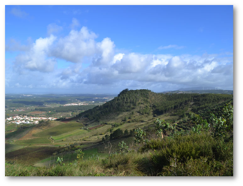 The Sizandro Valley viewed from the Serra do Socorro, Portugal
